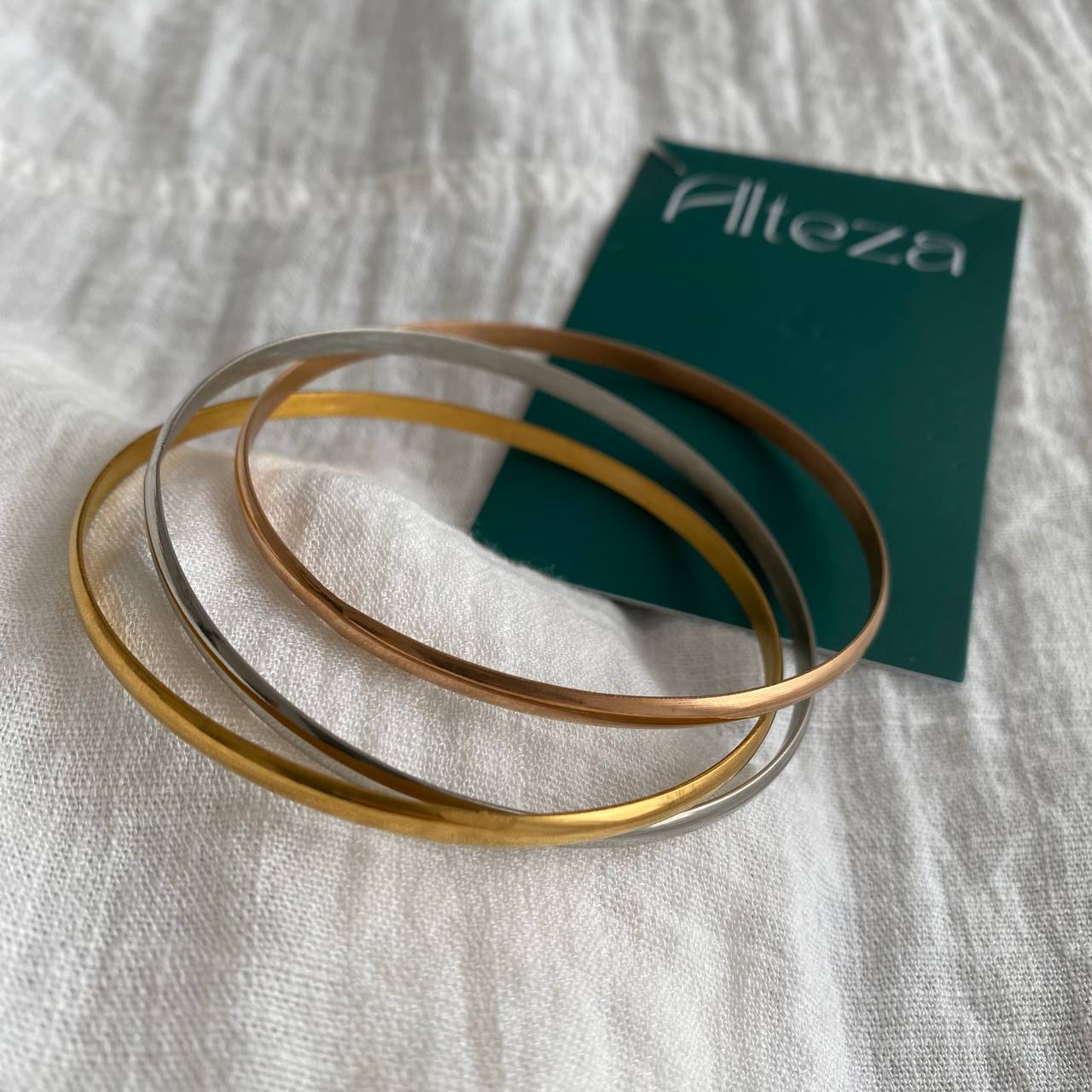 BRAZALETE MANHATTAN (3 piezas)