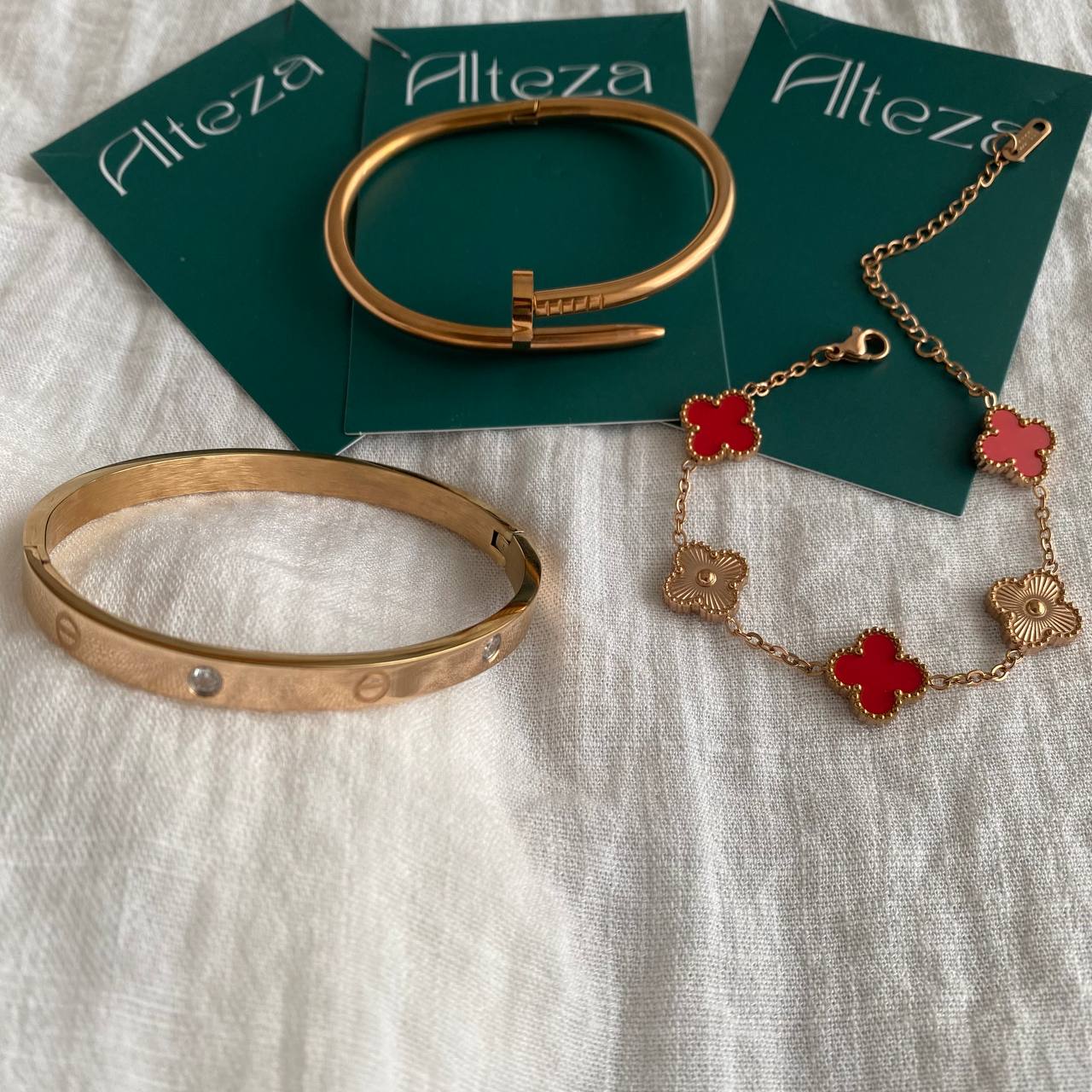PACK ROSSO | 3 PULSERAS