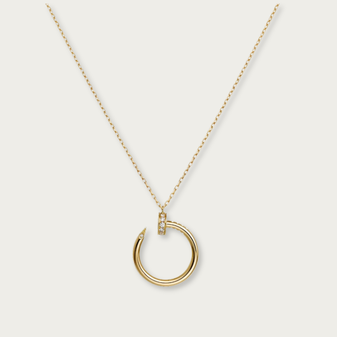 COLLAR CLAVO BRILLO