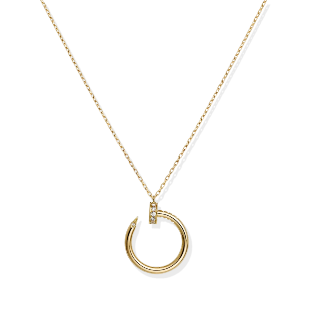 COLLAR CLAVO BRILLO