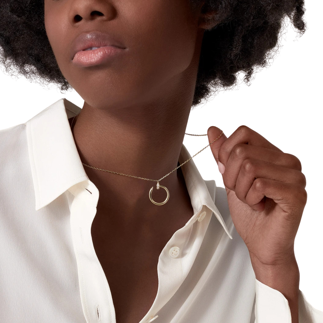 COLLAR CLAVO BRILLO