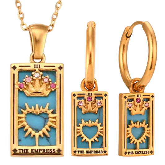 Conjunto Tarot - Colgante + Pendientes
