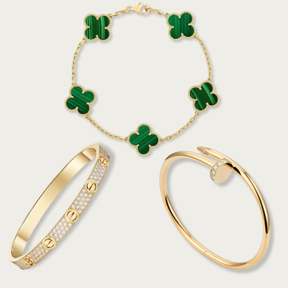 PANAMÁ BRILLO | PACK 3 PULSERAS (5 colores)