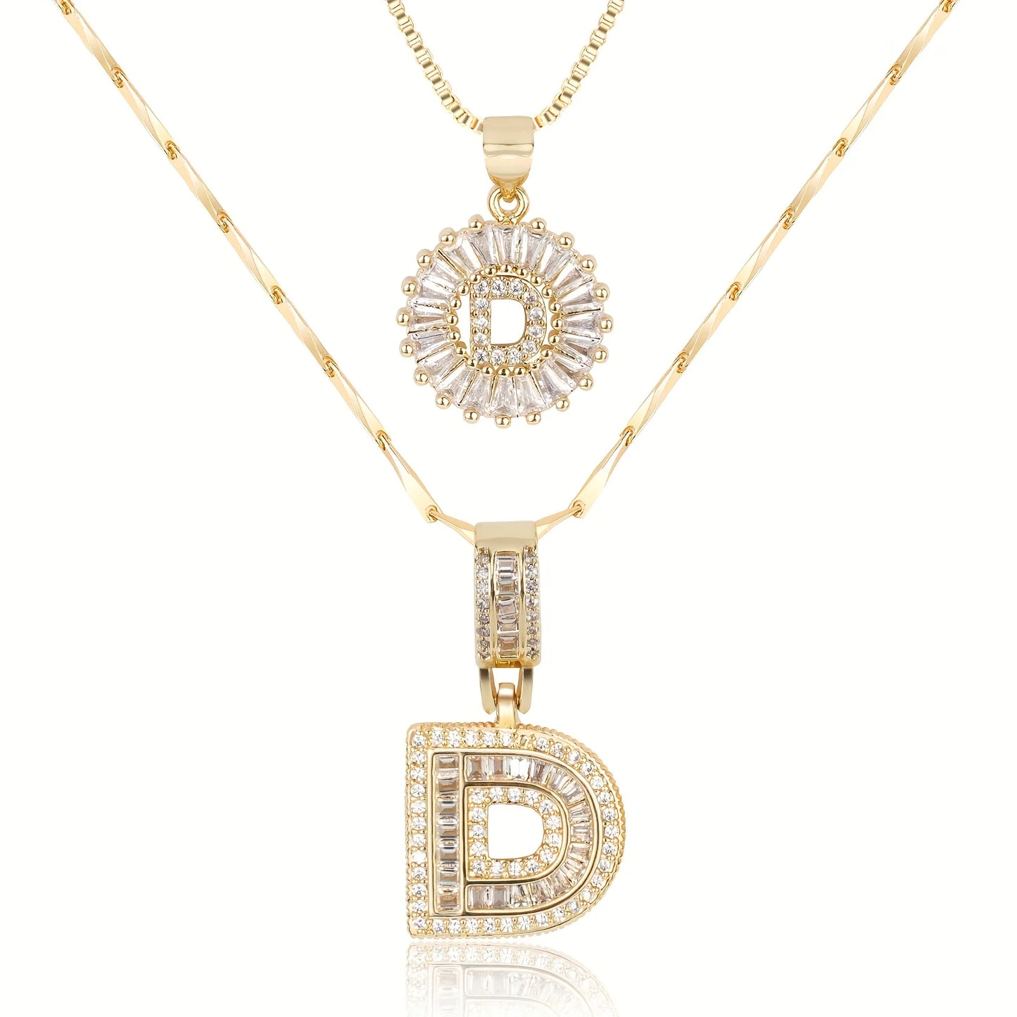 Juego de Colgantes Letras Diamante