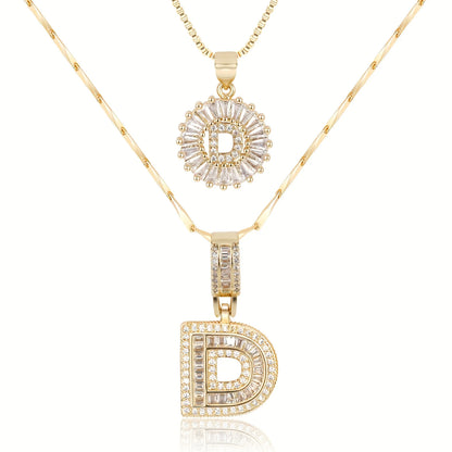 Juego de Colgantes Letras Diamante