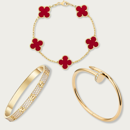 PANAMÁ BRILLO | PACK 3 PULSERAS (5 colores)