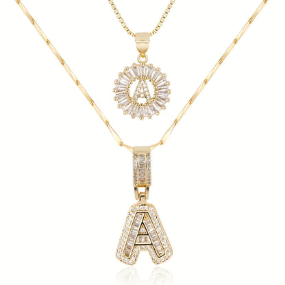 Juego de Colgantes Letras Diamante