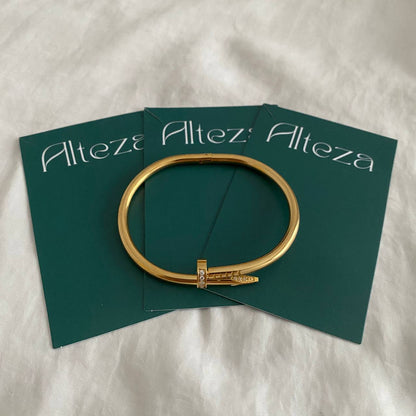 PULSERA CLAVO BRILLO