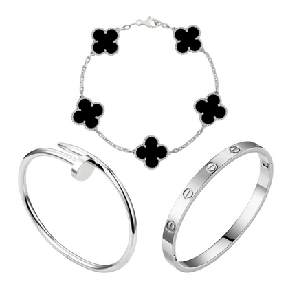 PACK DIAMANTE HOMBRE | PACK 3 PULSERAS (2 colores)