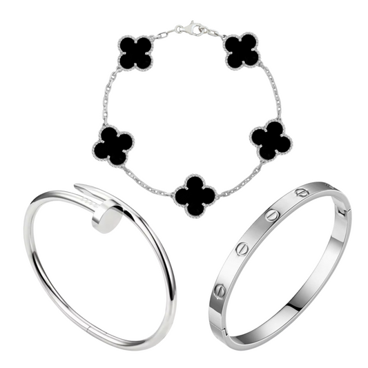 PACK DIAMANTE HOMBRE | PACK 3 PULSERAS (2 colores)