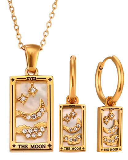 Conjunto Tarot - Colgante + Pendientes