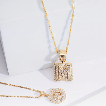 Juego de Colgantes Letras Diamante