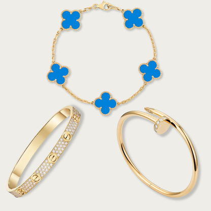 PANAMÁ BRILLO | PACK 3 PULSERAS (5 colores)