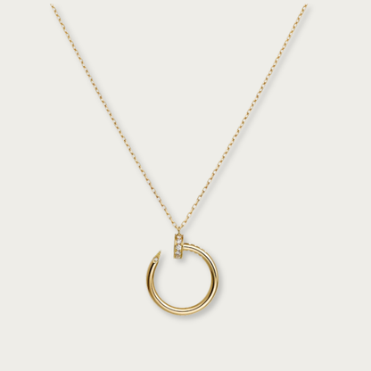 COLLAR CLAVO BRILLO
