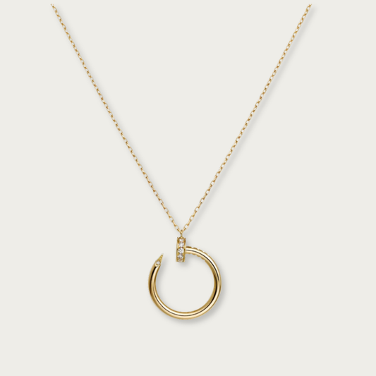COLLAR CLAVO BRILLO
