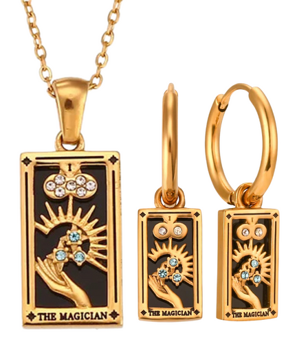 Conjunto Tarot - Colgante + Pendientes