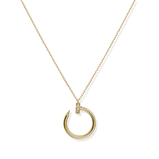COLLAR CLAVO BRILLO