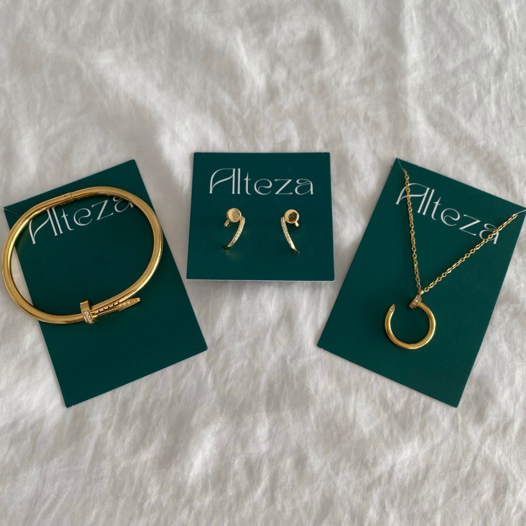 CONJUNTO CLAVO BRILLO | 3 PIEZAS