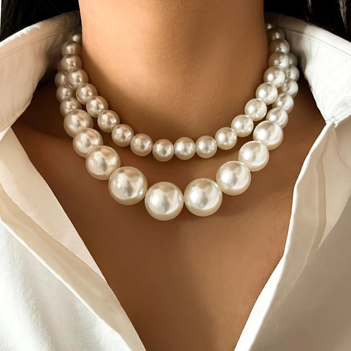 Juego de Collares Perlé (2x1)
