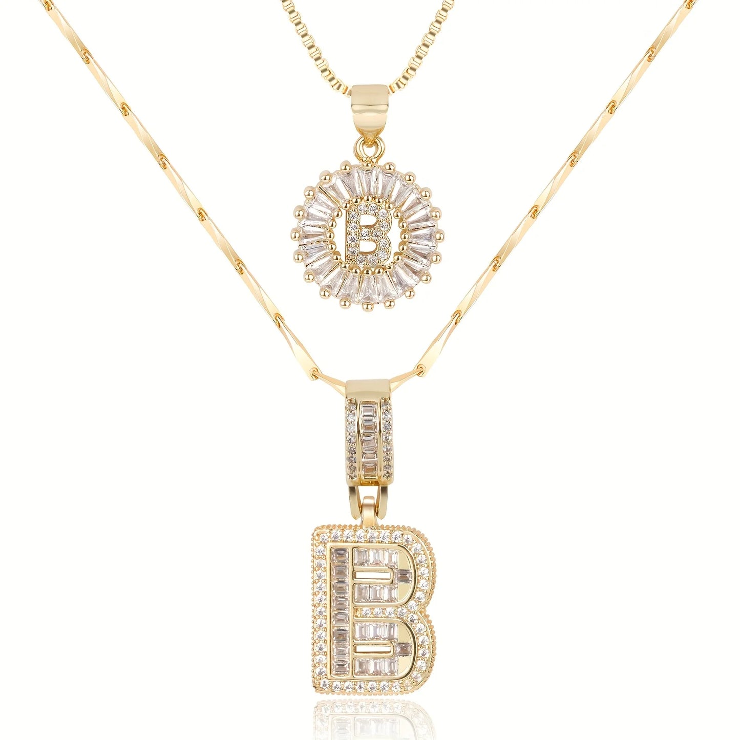 Juego de Colgantes Letras Diamante